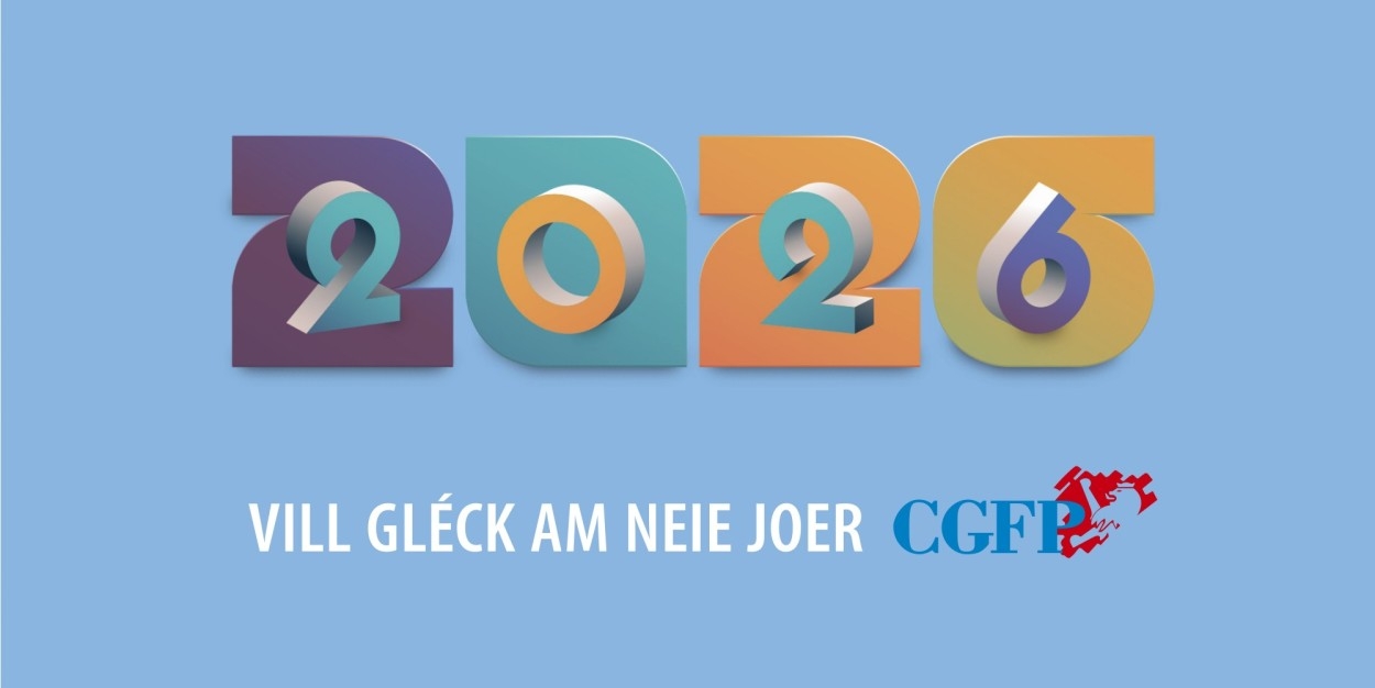 La CGFP vous souhaite les meilleurs voeux pour 2026 !