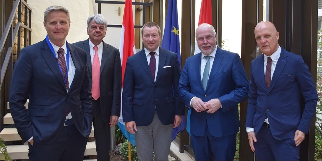 dbb-Bundesvorsitzender Ulrich Silberbach auf Arbeitsvisite in Luxemburg