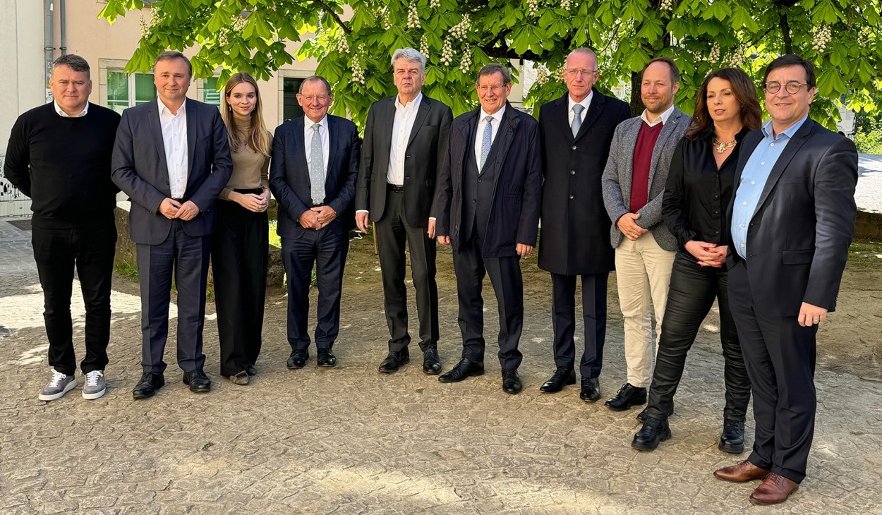 CGFP-Treffen mit der DP vor der Protestkundgebung