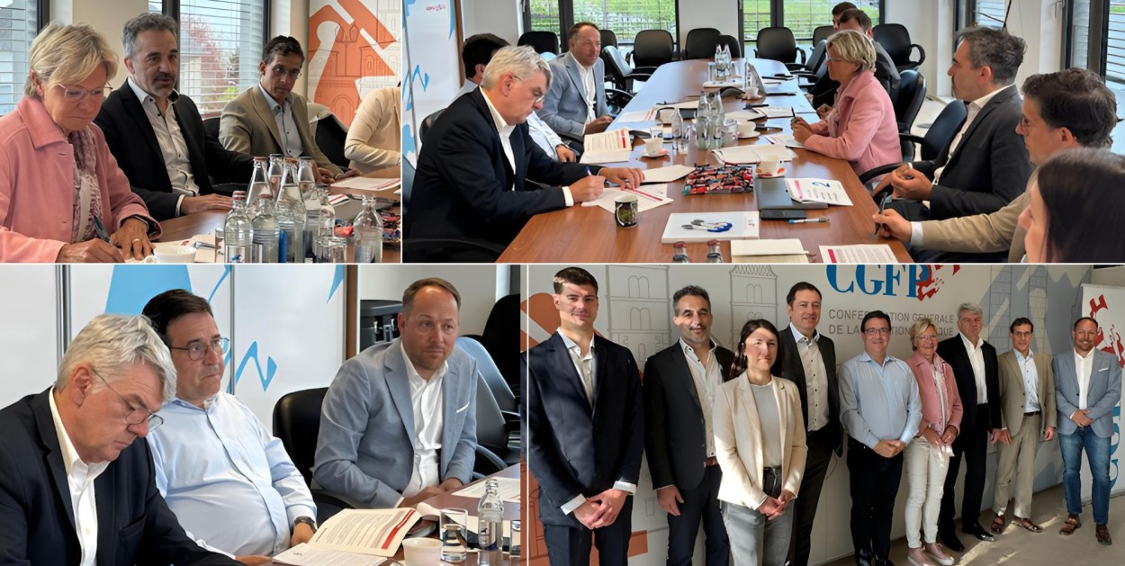 &Eacute;change de vues entre la CGFP et la ministre des Sports Martine Hansen