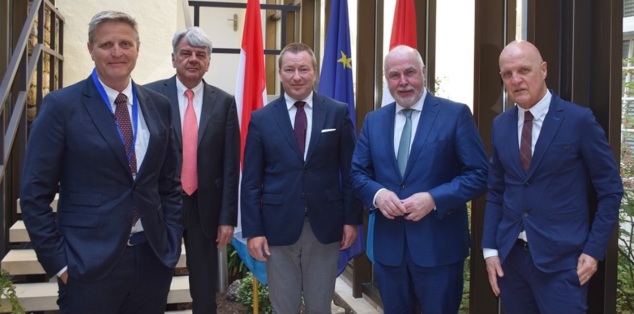 dbb-Bundesvorsitzender Ulrich Silberbach auf Arbeitsvisite in Luxemburg
