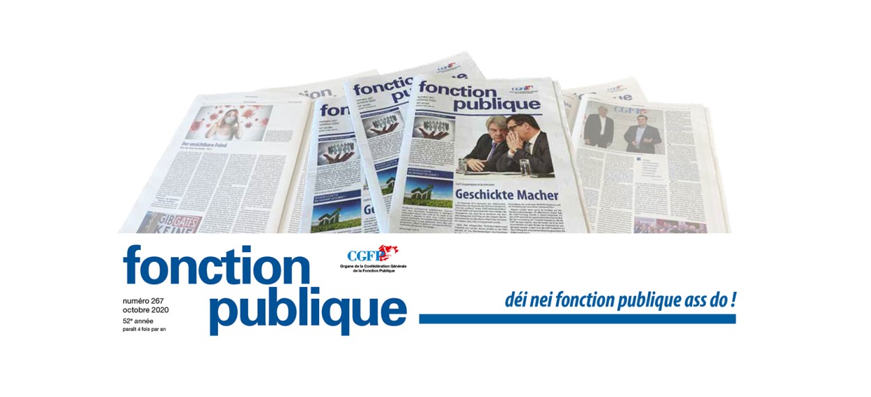 Neues Layout für die „fonction publique“