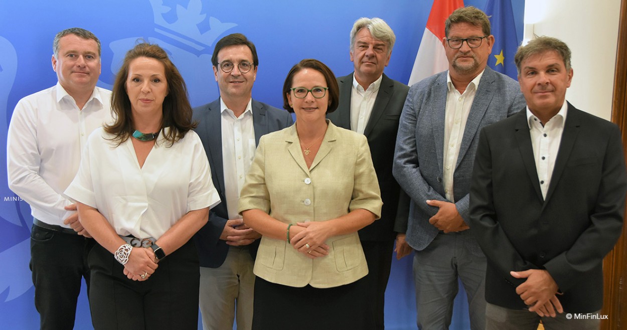Treffen zwischen der CGFP-Exekutive und Finanzministerin Yuriko Backes