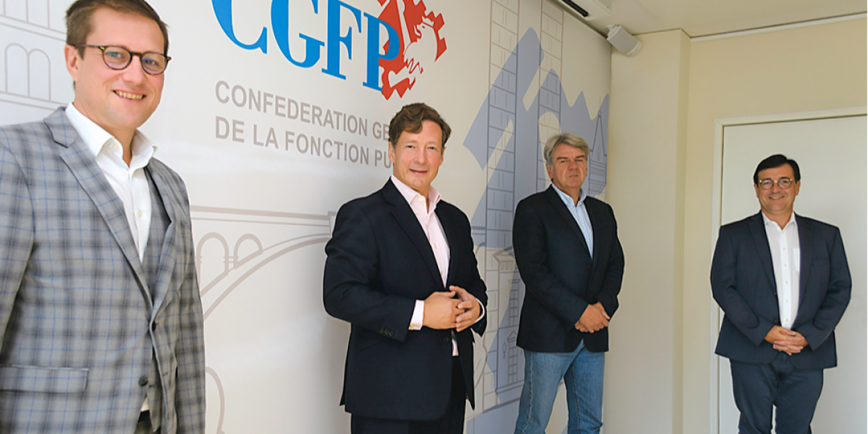 Treffen zwischen CGFP und Luxembourg for Finance